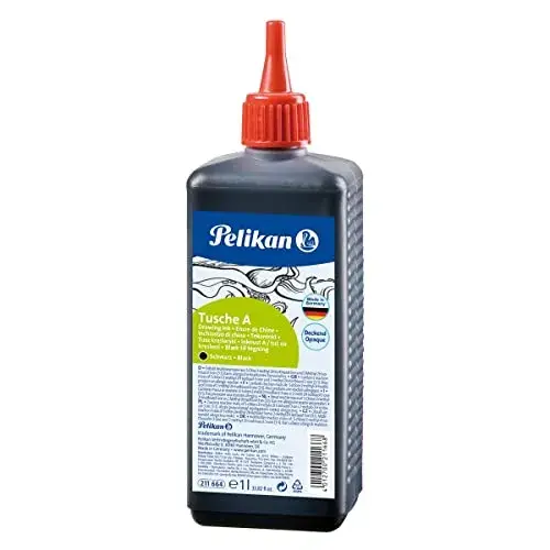 Pelikan Tinta da China Preto 1000ml Fosco