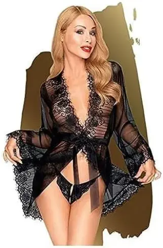 Penthouse Hypnotic Power Babydoll Preto XL