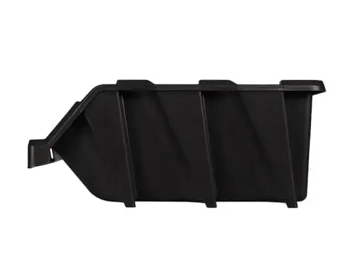 Perel Caixa Arrumação 217x360x155mm Preto