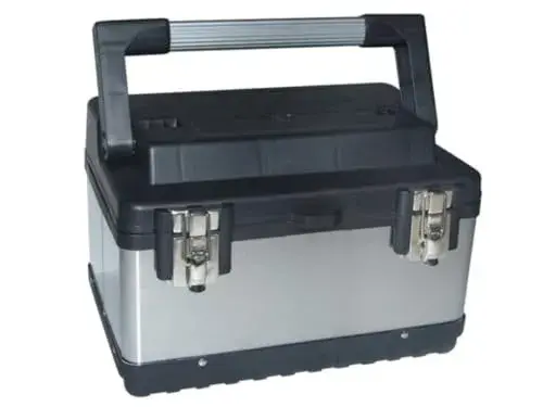 Perel Caixa de Ferramentas Inoxidável 380x270x225mm