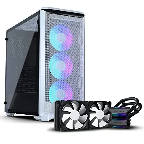 Phanteks Eclipse P400A Midi Tower Branca Vidro Temperado RGB