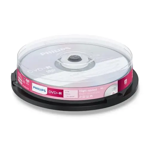 Philips DVD-R 4,7GB 16x Supporte Gravável