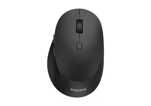 Philips SPK7607B Mouse 3200 DPI RF Wireless Bluetooth Preto
