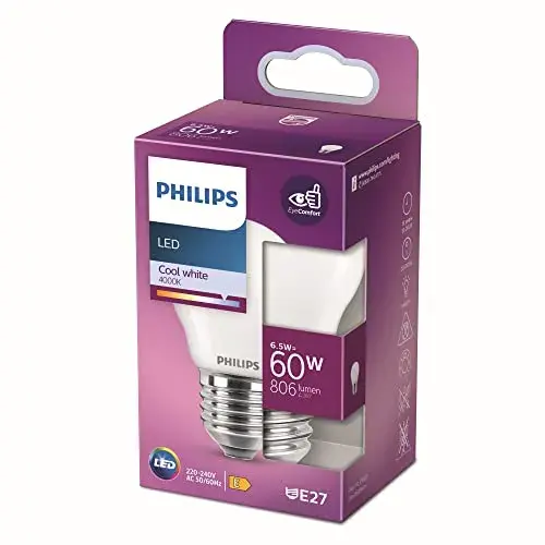 Philips Lâmpada LED E14 6,5W Neutro