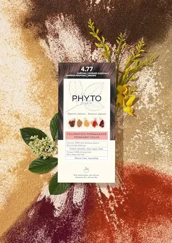 Phyto Phytocolor Coloração Permanente Castanho Marrom 4.77