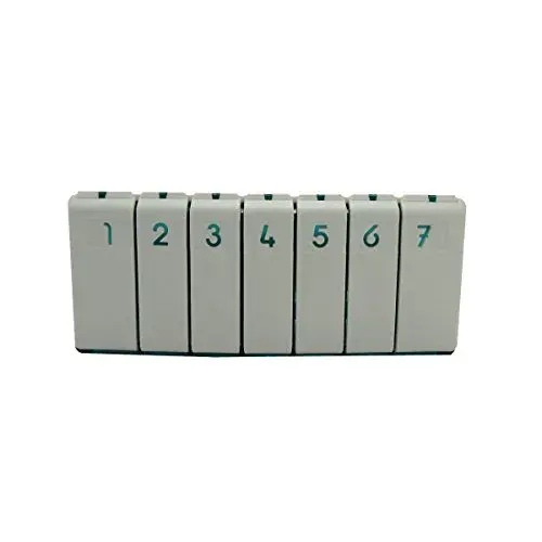 Pilbox Dispensador de Comprimidos Semanal 7 Dias Prático Funcionável