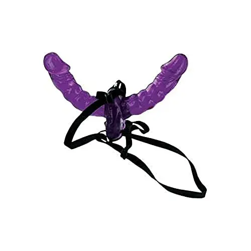 Pipedream Fetish Fantasy Strap On Duplo Estimulação Purple