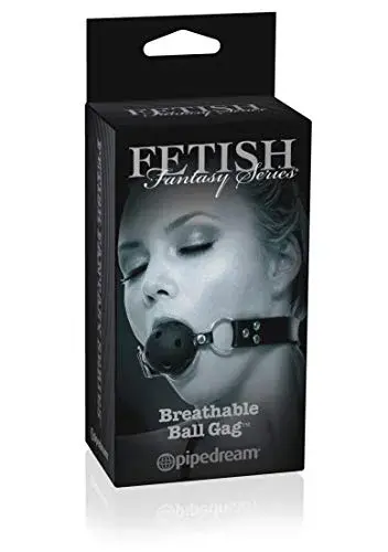 Pipedream Gag de Bola Respirável Preto Limite Fetish Fantasy
