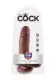 Pipedream King Cock Realístico 7″ Marrom