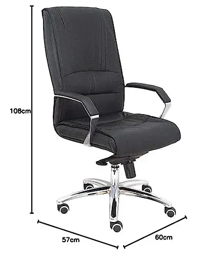 Piqueras y Crespo Cadeira de Escritório 251-CB Preto