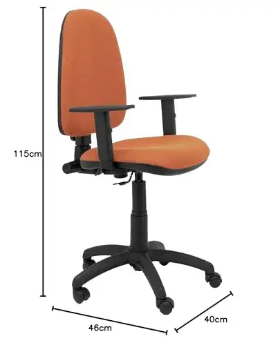 Piqueras y Crespo Cadeira Operativa Castanho Ajuste Ergonômico