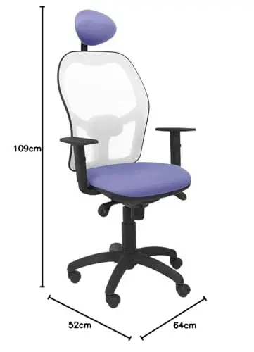 Piqueras y Crespo Jorqueira ALI261C Cadeira de Escritório Azul Claro