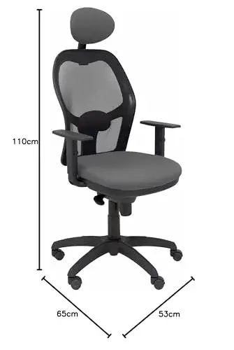 Piqueras y Crespo Jorquera Cadeira Operativa Cinzento