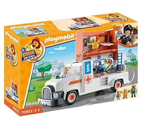 Playmobil Ambulância Duck on Call 3+ conjunto