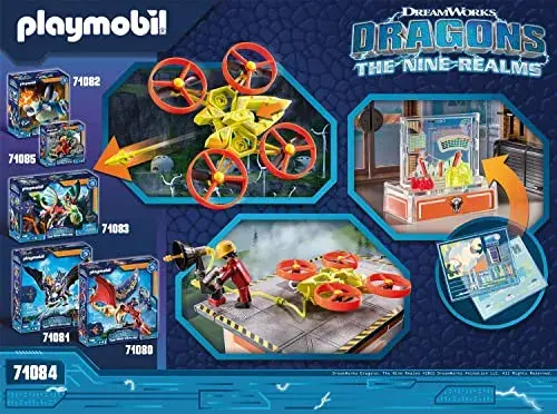 Playmobil Dragões Nine Realms Laboratório 4 anos conjunto