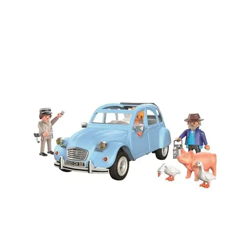 Playmobil Famous Cars Citroën 2CV 5 anos conjunto