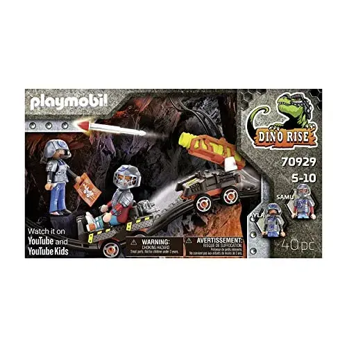 Playmobil Mina de Lava dos Bandidos com Carro Móvel e Acessórios