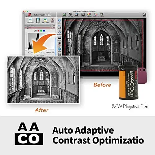 Plustek Opticfilm 8200i Ai Scanner de negativos e slides