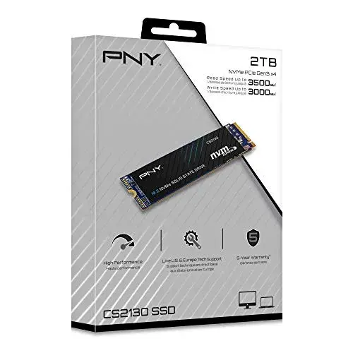PNY CS2130 2TB NVMe PCIe M.2 SSD Velocidade