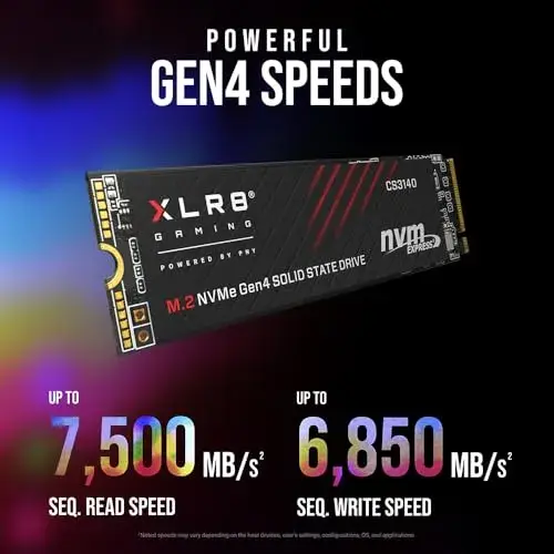 PNY XLR8 CS3140 1TB NVMe Gen4