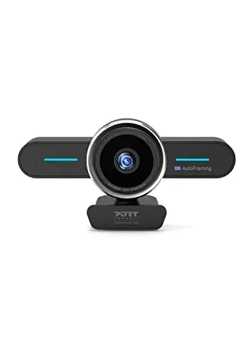 Port Designs Webcam 4K Ultra HD HDMI com Enquadramento Automático de IA