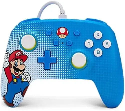 PowerA Comando com Fio Mario Pop Art Gamepad Multicor Nintendo Switch