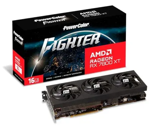 Powercolor RX 7800 XT 16 GB GDDR6 2520 MHz VRAM 3840 cores