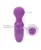 Pretty Love Mini wand Vibrador parede 2 pilhas AAA roxo