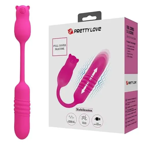 Pretty Love Nobikuma Vibrador de Silicone Rosa