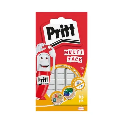 Pritt Cola Massa Adesiva Quadrados Reutilizáveis Branca