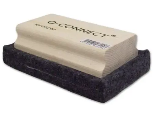 Q-Connect Apagador Giz 110x70mm Punho de Madeira