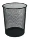 Q-Connect Cesto de Papéis Metálico 19L Preto