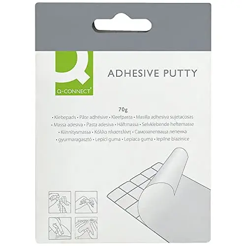 Q-Connect Massa Adesiva Branca para Decoração