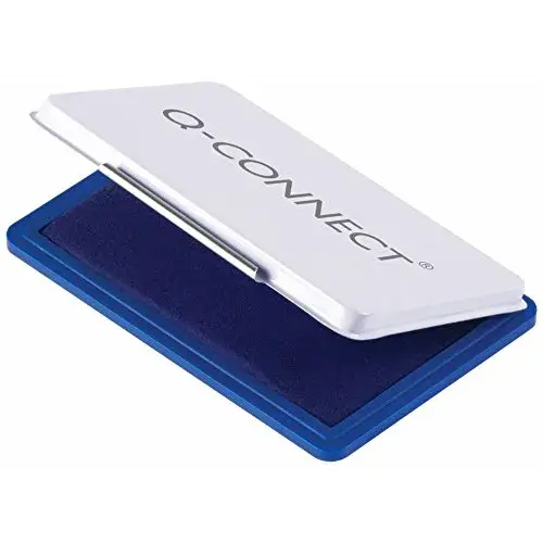 Q-Connect Almofada para Carimbo Azul 90x55mm