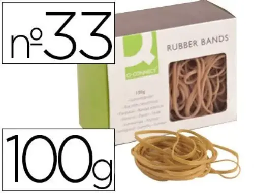 Q-Connect Elásticos 100g nº33