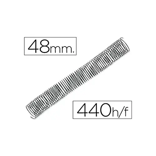 Q-Connect Espiral Metálica 48mm 440 Folhas Caixa com 25 unidades