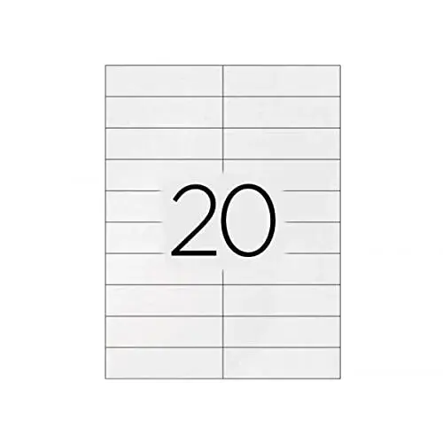 Q-Connect Etiquetas Adesivas 105x29mm DIN A4 para laser