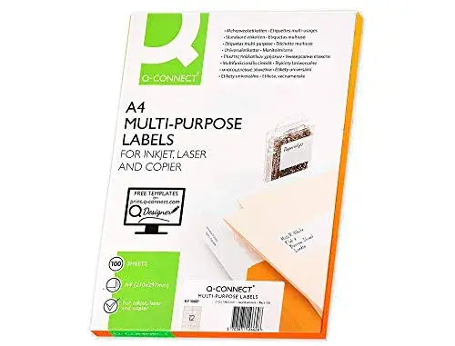 Q-Connect Etiquetas Adesivas 105x48mm 12 folhas