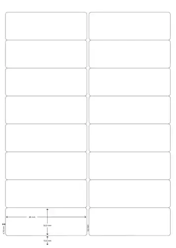 Q-Connect Etiquetas Adesivas 99,1×33,9mm