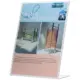 Q-Connect KF04177 Expositor de Mesa A4 em L 213x300mm Metacrilato Transparente