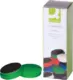 Q-Connect Pioneses 10 un. Sinalizadores 2cm Verde