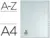 Q-Connect Separadores Alfabéticos 1 a-z PVC Cinza Tamanho A4