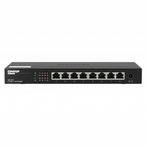 QNAP QSW-1108-8T Switch de Rede 2.5GBPS 8 Portas
