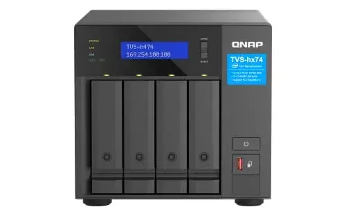 QNAP TVS-H474-PT-8G NAS 0TB Caso com Conectividade Ethernet