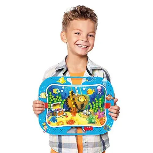 Quercetti Jogo Oceano Peixes Peças Puzzle Bebês Brinquedos Educativos