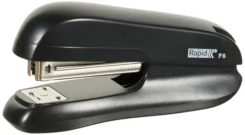 Rapid Agrafador Pequeno 20 Folhas Plástico Preto
