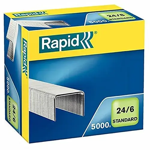 Rapid Agrafos 5000 Preto Galvanizado