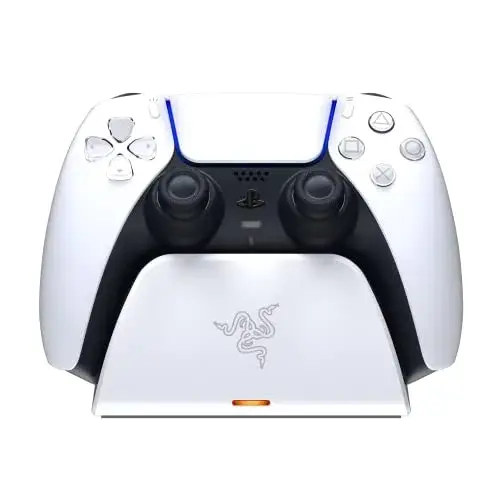 Razer Estação Carregamento PS5 Compatível com Sony Branco