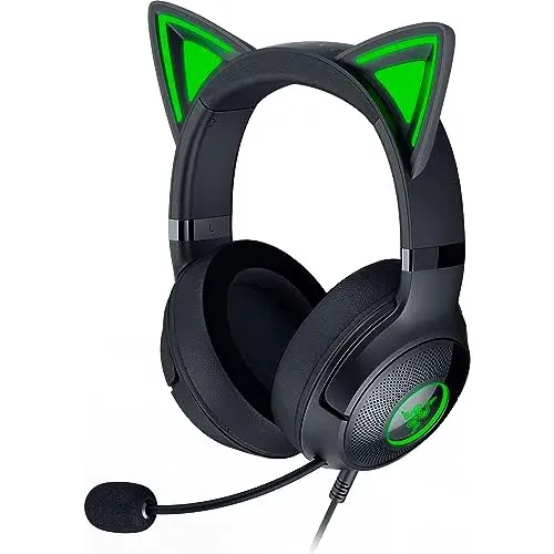 Razer Kraken Kitty V2 Edition Headset com Iluminação RGB Preto