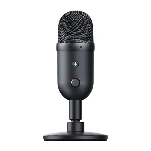 Razer Seiren V2 X Microfone Condensador USB Captação Supercardióide